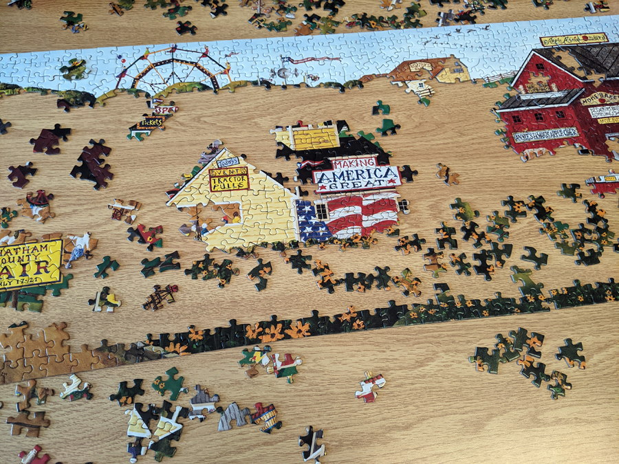 Support services include the puzzle table at the Senior Center