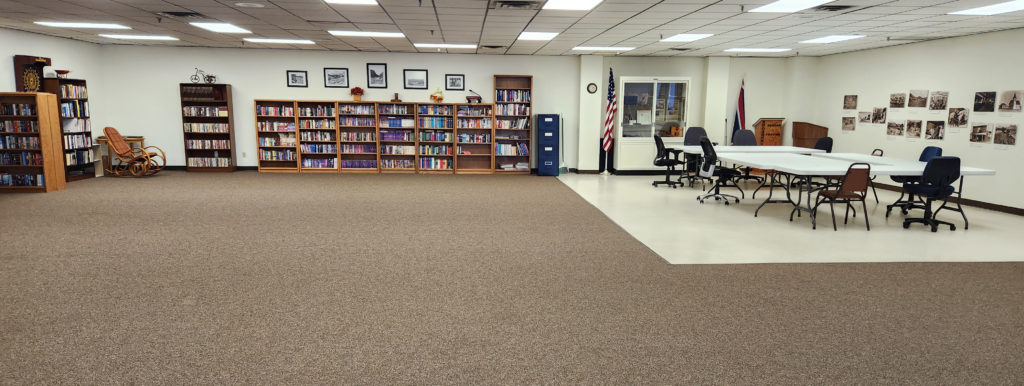 Building use: Community Room at the Senior Center can be reserved.