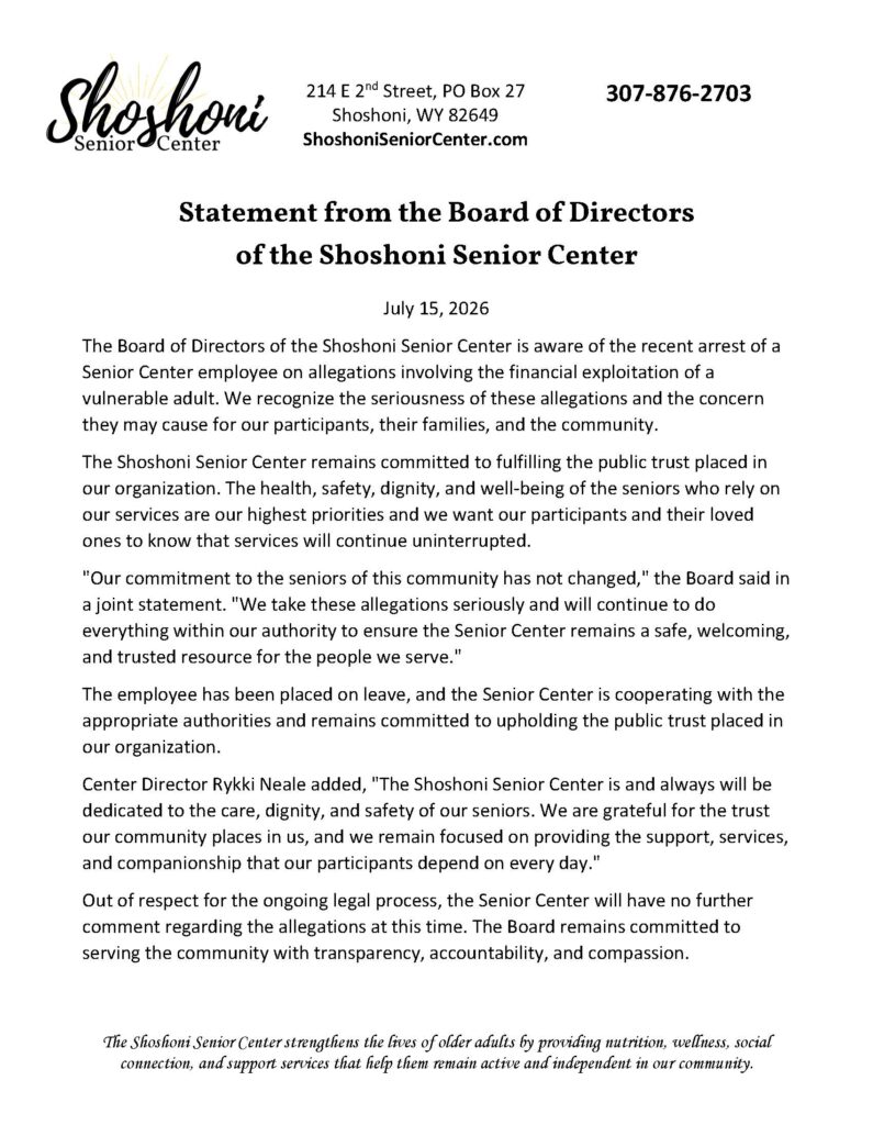 Statement from the Board of Directors